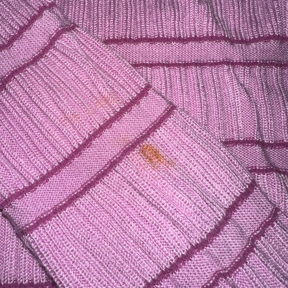 Urban Outfitters Purple Striped Turtleneck - Picture 3 of 3